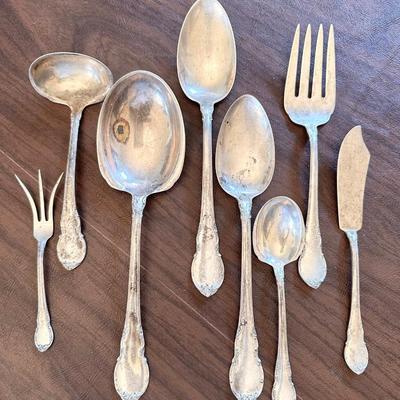 LUNT ~ Sterling Silver ~ Modern Victorian ~ 7 Piece Setting for 8 ~ *Read Details