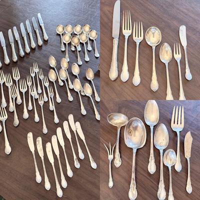 LUNT ~ Sterling Silver ~ Modern Victorian ~ 7 Piece Setting for 8 ~ *Read Details