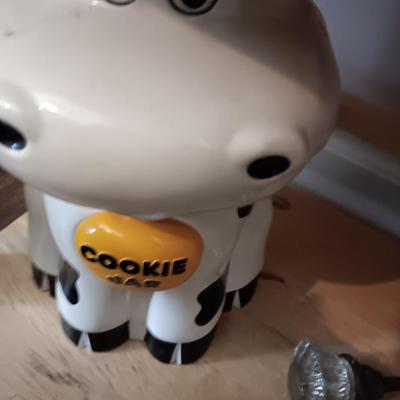 Cow cookie jar