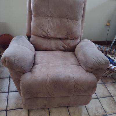 Upholstered Reclining Chair (Choice A)