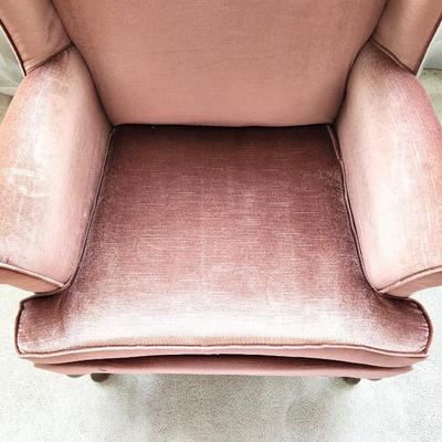 Lot #80 Traditional Winged Back Armchair - match to Lot #67