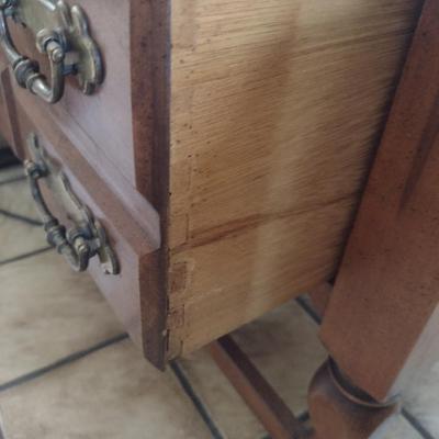 Laminated Wood Finish Side Table