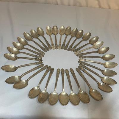 WM Rogers Presidential Spoons (LR-RG)