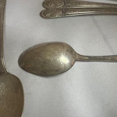 WM Rogers Presidential Spoons (LR-RG)