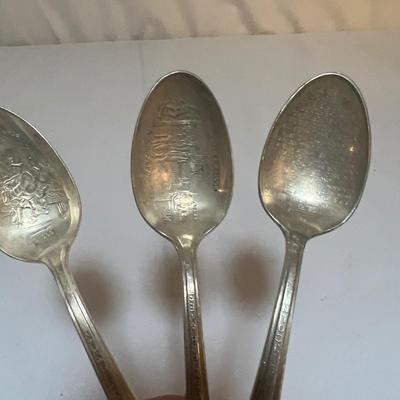 WM Rogers Presidential Spoons (LR-RG)