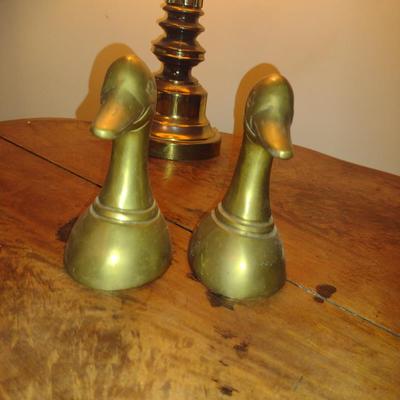 Brass Duck Design Bookends