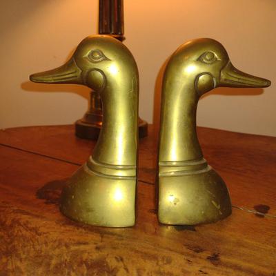 Brass Duck Design Bookends