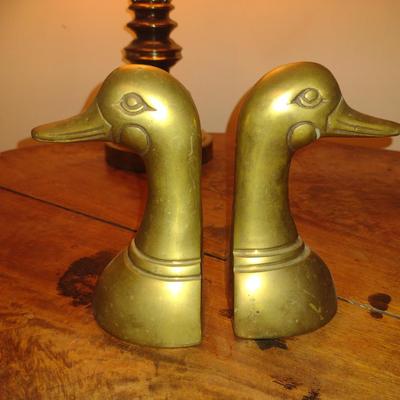 Brass Duck Design Bookends