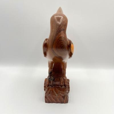 Hand Carved Solid Wood 10.5” Toucan