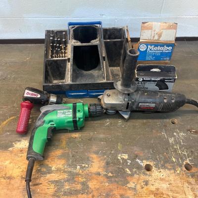 Hitachi Drill, Black & Decker Angle Grinder & More (WS-MG)