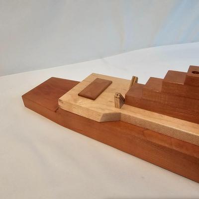 Handmade Wooden Toy Ships (G-JS)