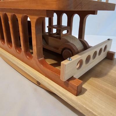 Handmade Wooden Toy Ships (G-JS)