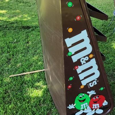 Brown M&M display shelf