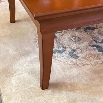 3-Piece Solid Wood Glass "Display Top" ~ Sliding Drawer Living Room Set