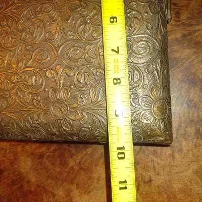 Metal Covered Storage/Jewelry Box