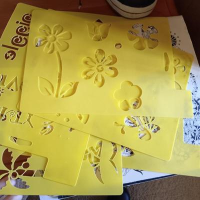ADULT COLORING BOOKS AND STENCILS