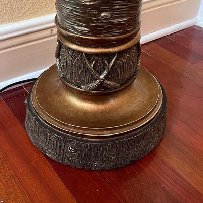 6Ft Column ~ 3-Deer Head Floor Lamp