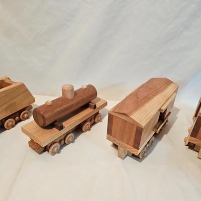 Wooden Toy Train, Cars & More (G-JS)
