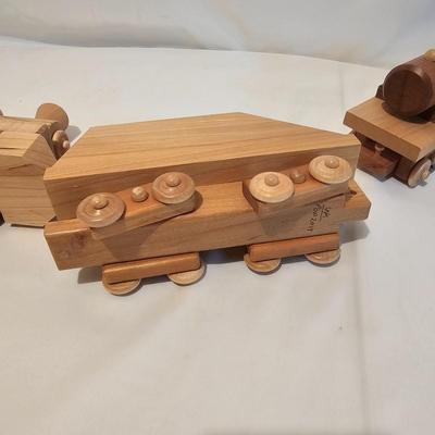 Wooden Toy Train, Cars & More (G-JS)