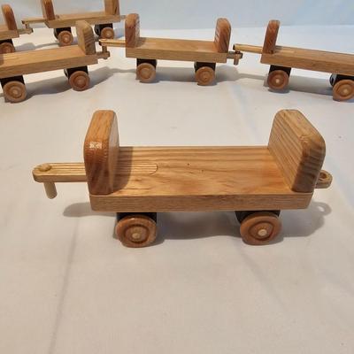Wooden Toy Train, Cars & More (G-JS)