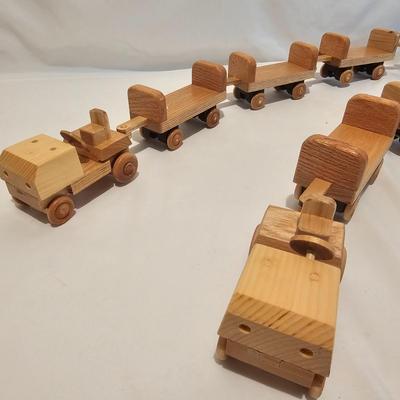 Wooden Toy Train, Cars & More (G-JS)