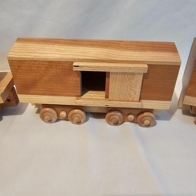 Wooden Toy Train, Cars & More (G-JS)