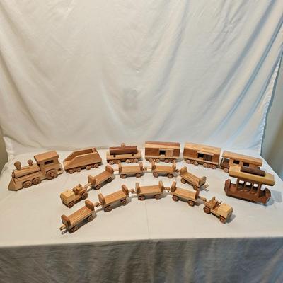 Wooden Toy Train, Cars & More (G-JS)