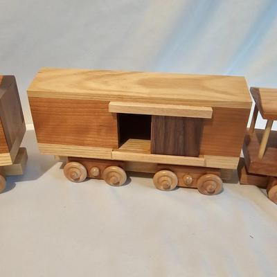 Wooden Toy Train, Cars & More (G-JS)