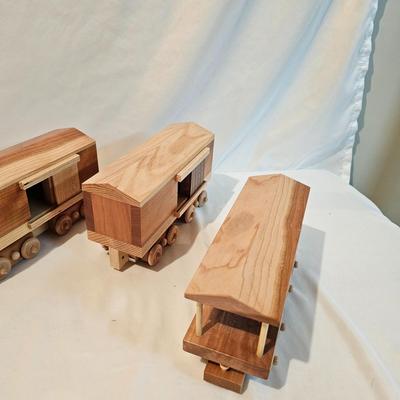 Wooden Toy Train, Cars & More (G-JS)