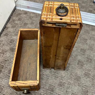 vintage sewing cabinet drawers