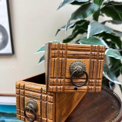 vintage sewing cabinet drawers