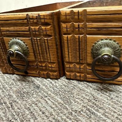 vintage sewing cabinet drawers