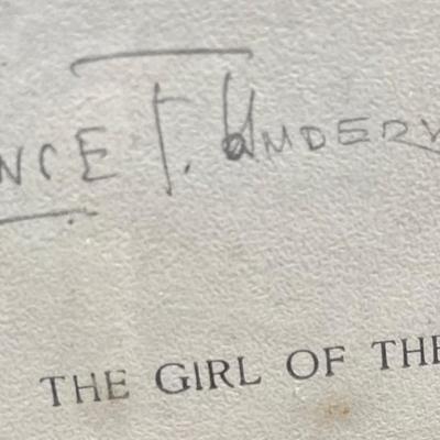 Clarence F. Underwood Lithograph "The Girl of the East"
