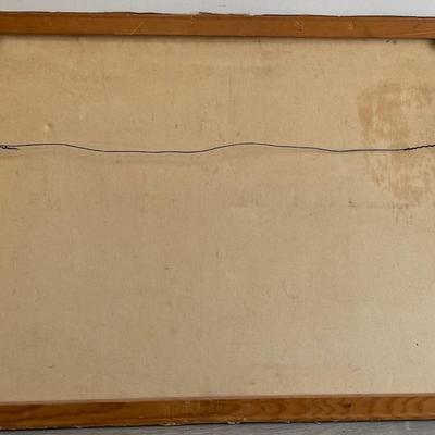 Signed Oil Painting Nine Supreme Court Judges 1963