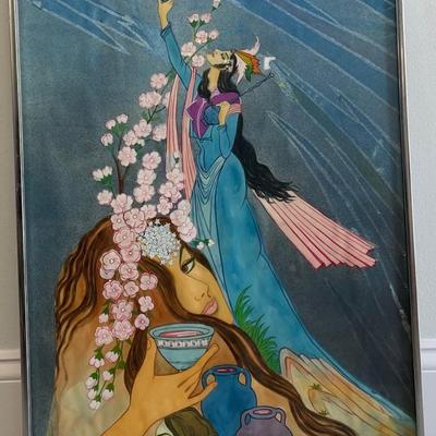 Laquer Painting Two Persian Women