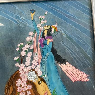 Laquer Painting Two Persian Women