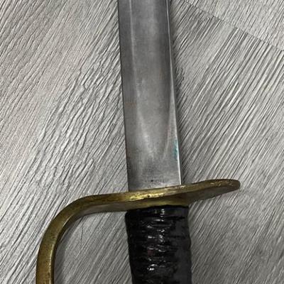 1862 Civil War Sword USN Amess Sword Chicopee Mass Dated 1862