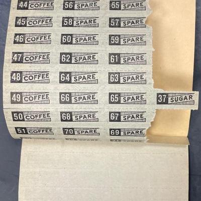 WWII War Ration Book w/ Stamp