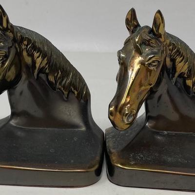 Twin Horse Book Ends