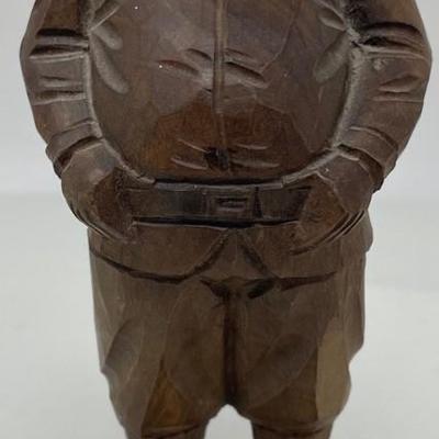 Sancito Panza Hand Carved Sculpture - Bottom Marked