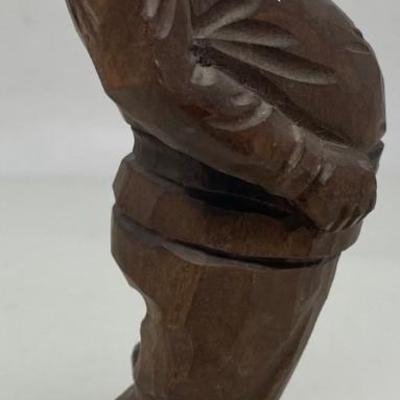 Sancito Panza Hand Carved Sculpture - Bottom Marked