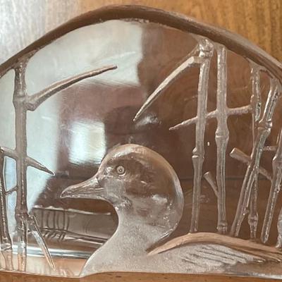 Vintage Mat Jonasson Glass Figurine
