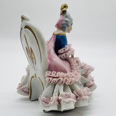 Germany Dresden Art Lace Figurines ~ Read Details