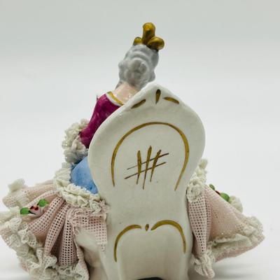 Germany Dresden Art Lace Figurines ~ Read Details