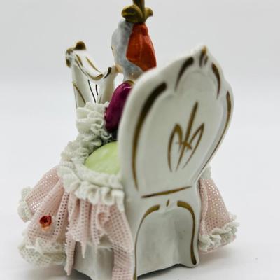 Germany Dresden Art Lace Figurines ~ Read Details