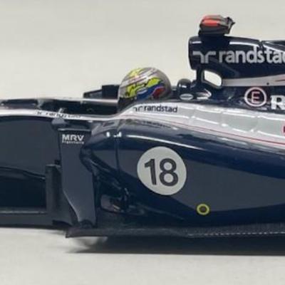 2012 Williams FW34, Formula 1, Minichamps, 1/43 Scale, Mint Condition