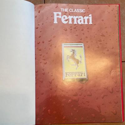 1983 The Classic Ferrari; Hardcover; ISBN 0671075349 English Mint Condition