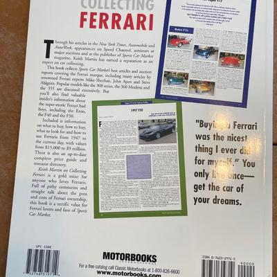 2004 Keith Martin on Collecting Ferrari; Softcover; ISBN: 0760319715 English Mint Condition