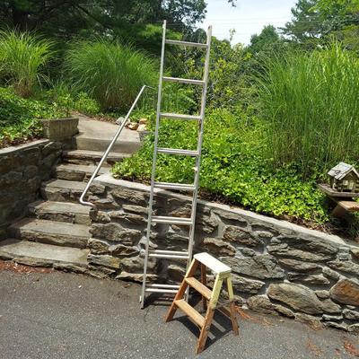 16' Extension Ladder and Wooden Step Ladder (G-JS)