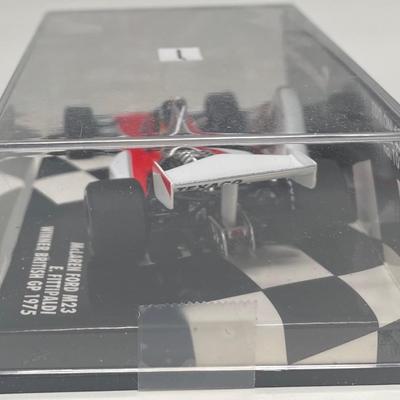 1975 McLaren Emerson Fittipaldi Formula 1, Minichamps, 1/43 Scale, Mint Condition